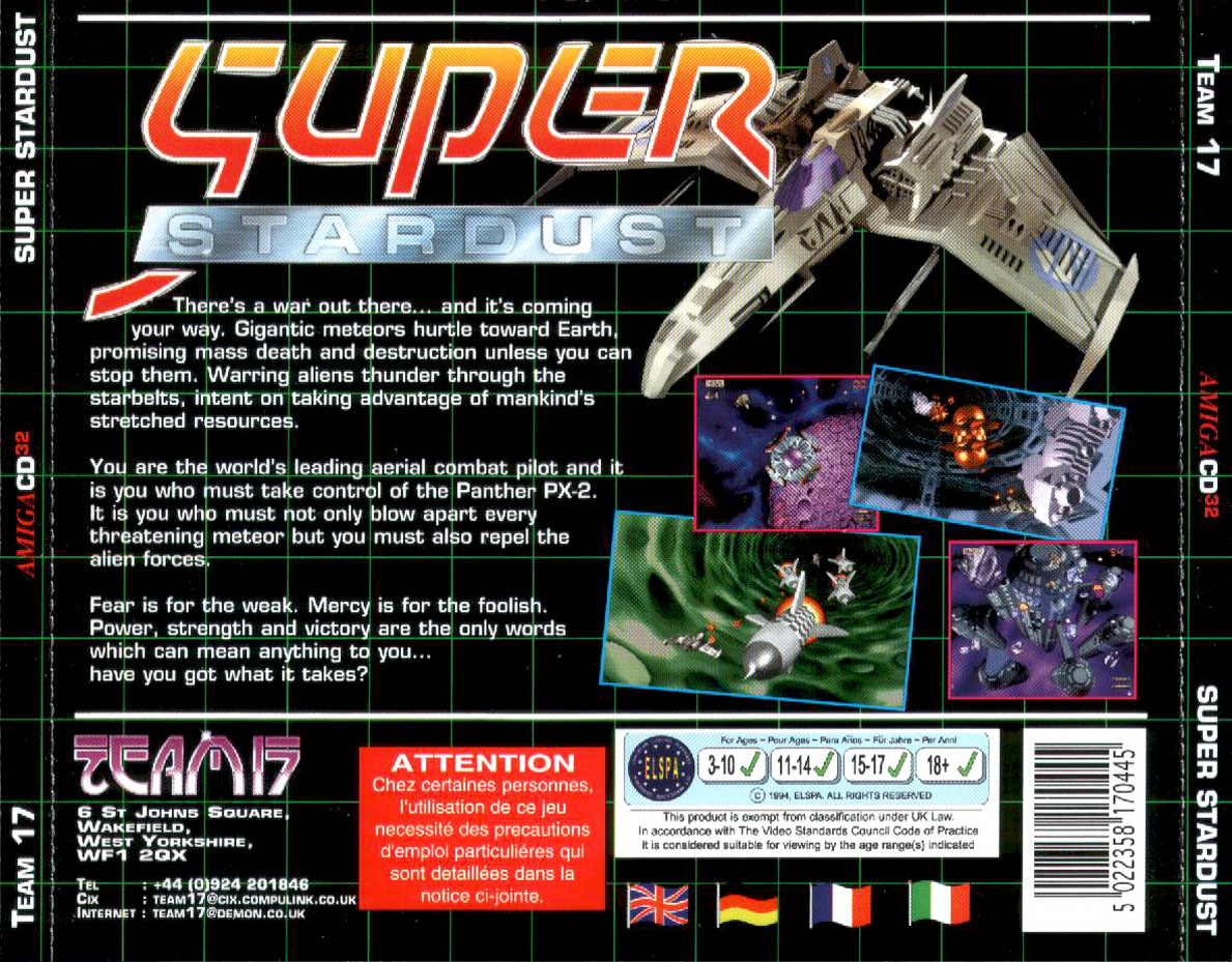Super Stardust screenshot 3 for Amiga CD32
